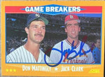 Jack Clark Signed 1988 Score Baseball Card - St Louis Cardinals #650