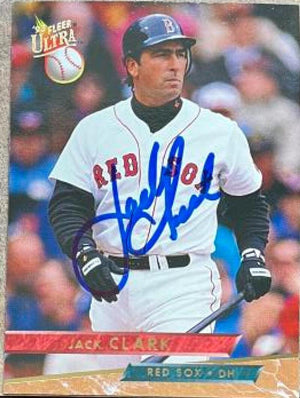 Jack Clark Signed 1993 Fleer Ultra Baseball Card - Boston Red Sox - PastPros