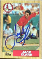 Jack Clark Signed 2002 Topps Archives Baseball Card - St Louis Cardinals