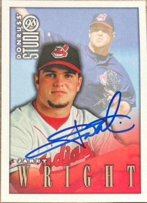 Jaret Wright Signed 1998 Studio Baseball Card - Cleveland Indians - PastPros
