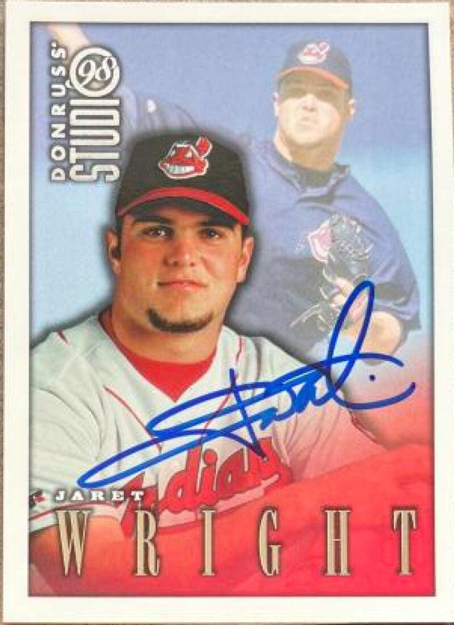 Jaret Wright Signed 1998 Studio Baseball Card - Cleveland Indians - PastPros