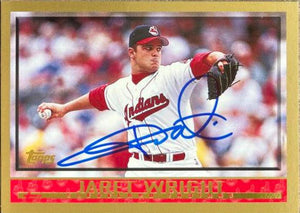 Jaret Wright Signed 1998 Topps Baseball Card - Cleveland Indians - PastPros
