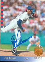 Jeff Russell Signed 1993 SP Baseball Card - Boston Red Sox - PastPros
