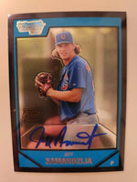 Jeff Samardzija Signed 2007 Bowman Chrome Prospects Baseball Card - Chicago Cubs #BC227