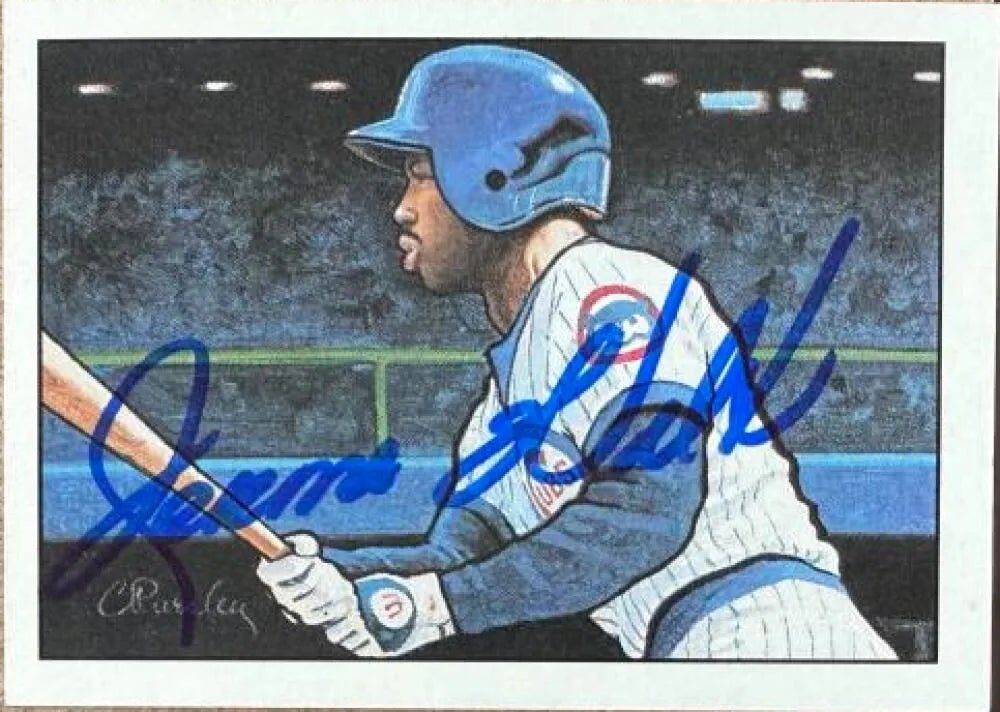 Jerome Walton Signed 1990 Bowman Sweepstakes Baseball Card - Chicago Cubs #NNO