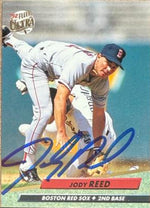 Jody Reed Signed 1992 Fleer Ultra  Baseball Card - Boston Red Sox #21