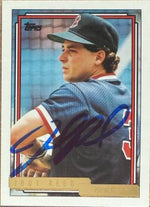 Jody Reed Signed 1992 Topps Gold Baseball Card - Boston Red Sox #598