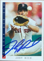Jody Reed Signed 1993 Score Baseball Card - Boston Red Sox #414