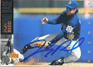 Jody Reed Signed 1994 Upper Deck Baseball Card - Milwaukee Brewers 473 - PastPros