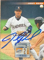 Jody Reed Signed 1996 Donruss Baseball Card - San Diego Padres #336