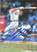 Jody Reed Signed 1998 Pacific Baseball Card - Detroit Tigers #95