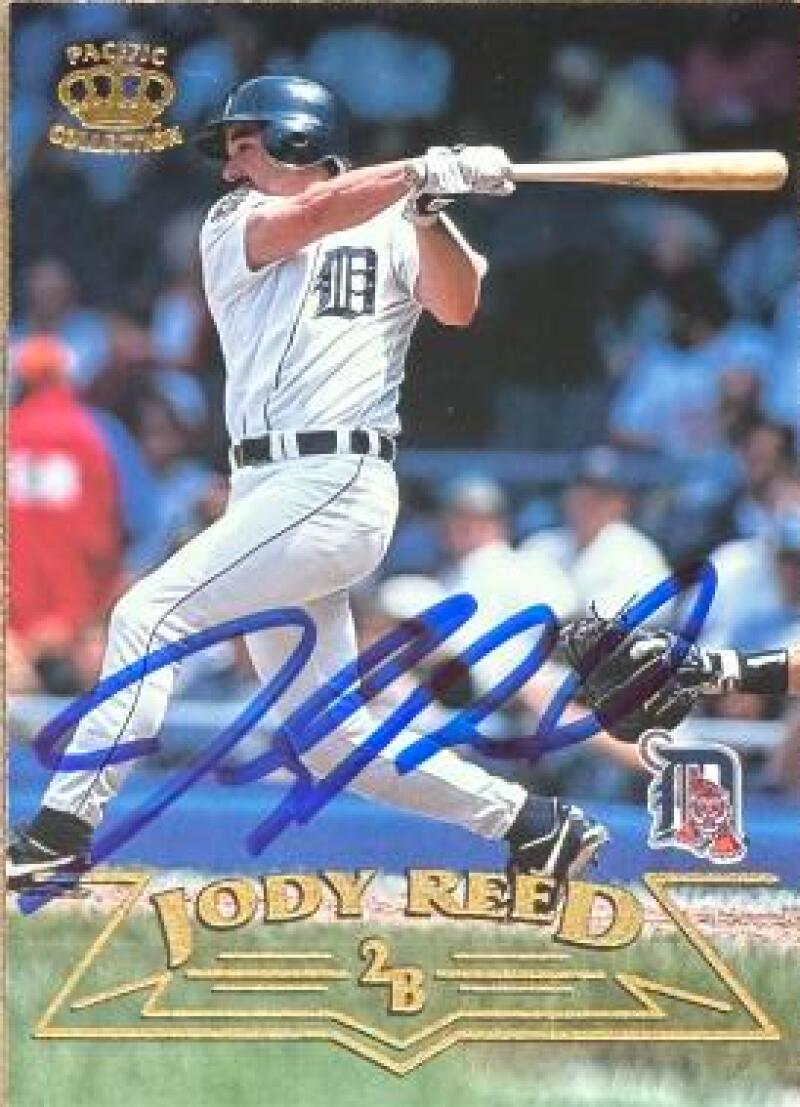 Jody Reed Signed 1998 Pacific Baseball Card - Detroit Tigers #95