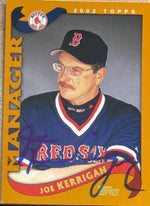 Joe Kerrigan Signed 2002 Topps Baseball Card - Boston Red Sox