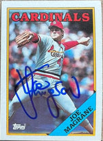 Joe Magrane Signed 1988 Topps Baseball Card - St Louis Cardinals