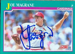 Joe Magrane Signed 1991 Score Baseball Card - St Louis Cardinals