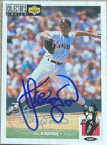 Joe Magrane Signed 1994 Collector's Choice Silver Signature Baseball Card - California Angels