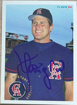 Joe Magrane Signed 1994 Fleer Baseball Card - California Angels - PastPros