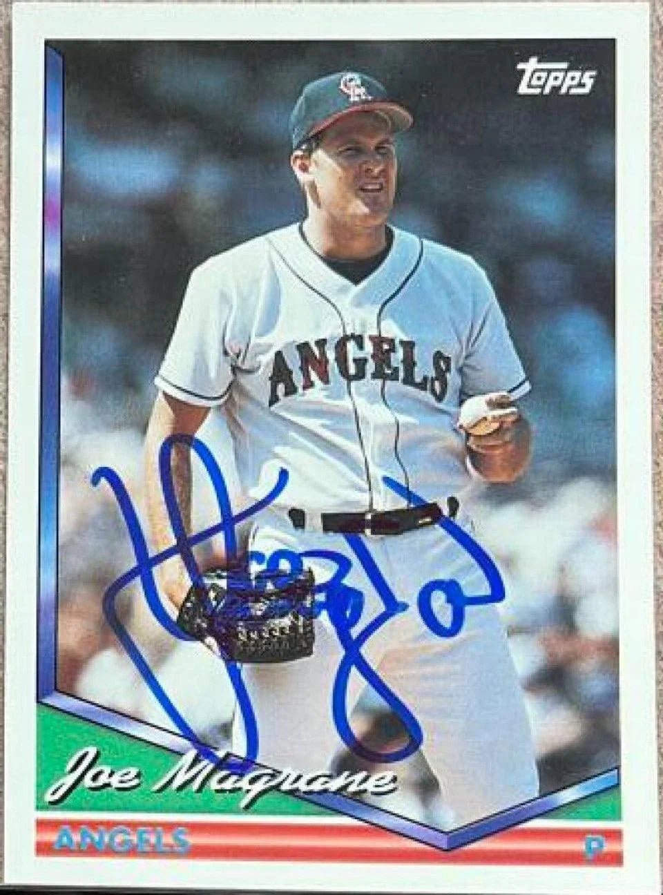 Joe Magrane Signed 1994 Topps Baseball Card - California Angels