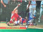 Joe Oliver Signed 1993 Stadium Club Baseball Card - Cincinnati Reds