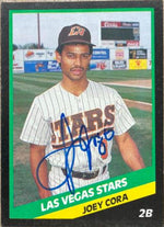 Joey Cora Signed 1988 CMC Baseball Card - Las Vegas Stars - PastPros