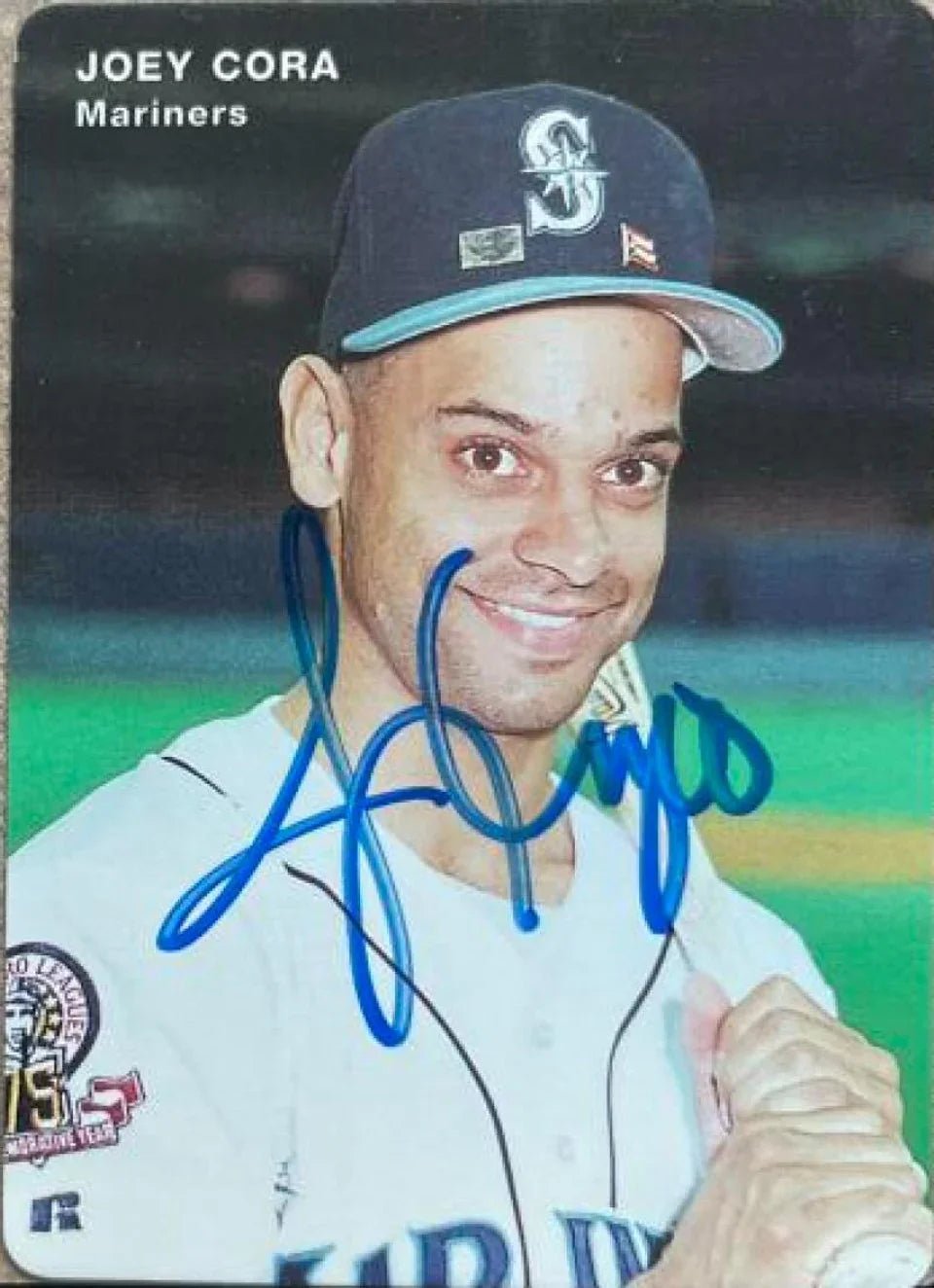 Joey Cora Signed 1995 Mother's Cookies Baseball Card - Seattle Mariners