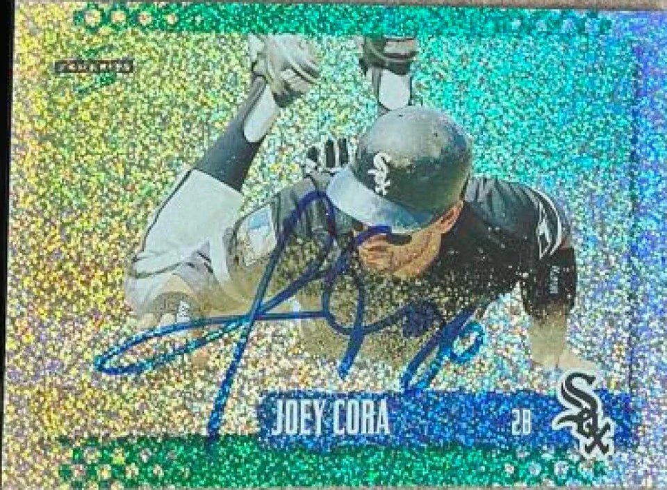 Joey Cora Signed 1995 Score Platinum Baseball Card - Chicago White Sox