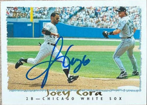Joey Cora Signed 1995 Topps Baseball Card - Chicago White Sox