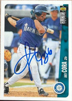 Joey Cora Signed 1996 Collector's Choice Baseball Card - Seattle Mariners