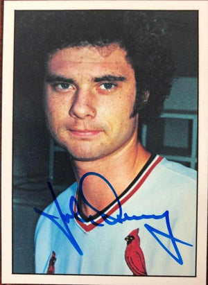 John Denny Signed 1976 SSPC Baseball Card - St Louis Cardinals - PastPros