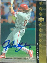 John Kruk Signed 1994 SP Baseball Card - Philadelphia Phillies