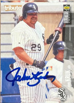 John Kruk Signed 1996 Collector's Choice Baseball Card - Chicago White Sox