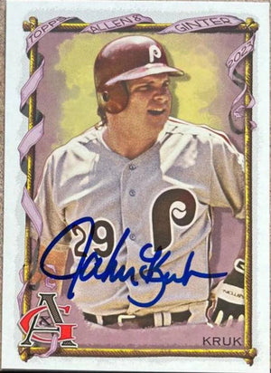 John Kruk Signed 2023 Allen & Ginter Baseball Card - Philadelphia Phillies (SP)