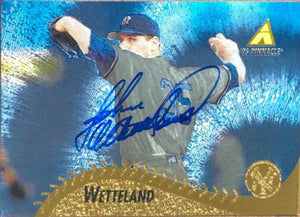 John Wetteland Signed 1995 Pinnacle Museum Collection Baseball Card - New York Yankees - PastPros
