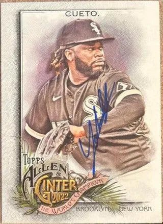 Johnny Cueto Signed 2022 Allen & Ginter Baseball Card - Chicago White Sox - SP