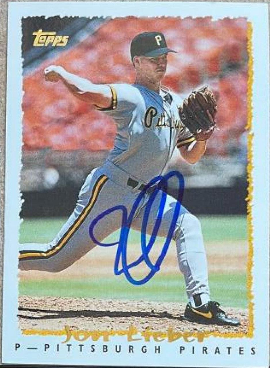 Jon Lieber Signed 1995 Topps Baseball Card - Pittsburgh Pirates - PastPros
