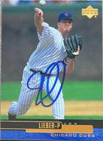 Jon Lieber Signed 2000 Upper Deck Baseball Card - Chicago Cubs