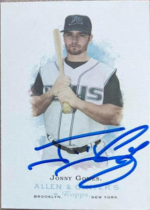 Jonny Gomes Signed 2006 Allen & Ginter Baseball Card - Tampa Bay Rays - PastPros