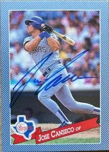 Jose Canseco Signed 1993 Hostess Baseball Card - Texas Rangers