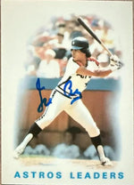 Jose Cruz Autographed 1986 Topps TIFFANY Baseball Card - Houston Astros #186