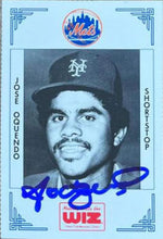 Jose Oquendo Signed 1991 WIZ Baseball Card - New York Mets