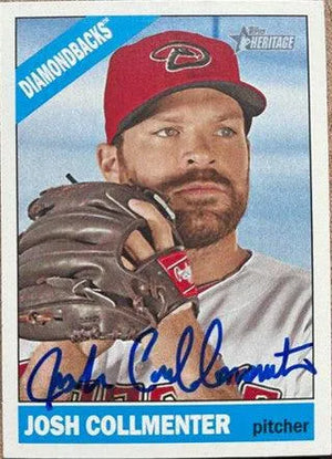 Josh Collmenter Signed 2015 Topps Heritage Baseball Card - Arizona Diamondbacks - PastPros