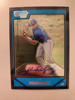 Josh Rodriguez Signed 2007 Bowman Chrome Prospects Baseball Card - Cleveland Indians #BC237 AU