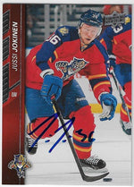 Jussi Jokinen Signed 2015-16 Upper Deck Hockey Card - Florida Panthers