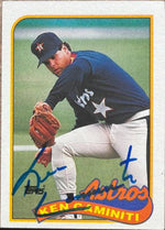 Ken Caminiti Signed 1989 Topps Baseball Card - Houston Astros - PastPros