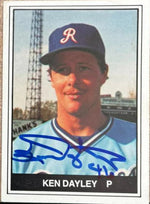 Ken Dayley Signed 1982 TCMA Baseball Card - Richmond Braves
