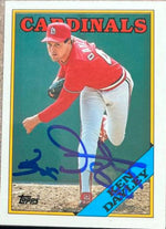 Ken Dayley Signed 1988 Topps Tiffany Baseball Card - St Louis Cardinals