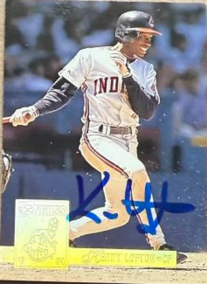 Kenny Lofton Autographed 1994 Donruss Special Edition Baseball Card - Cleveland Indians #39