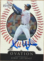 Kenny Lofton Autographed 1999 Upper Deck Ovation Baseball Card - Cleveland Indians #59
