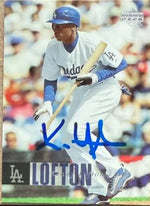 Kenny Lofton Autographed 2006 Upper Deck Baseball Card - Los Angeles Dodgers