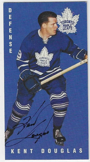 Kent Douglas Signed 1994 - 95 Parkhurst Tall Boys Hockey Card - Toronto Maple Leafs - PastPros